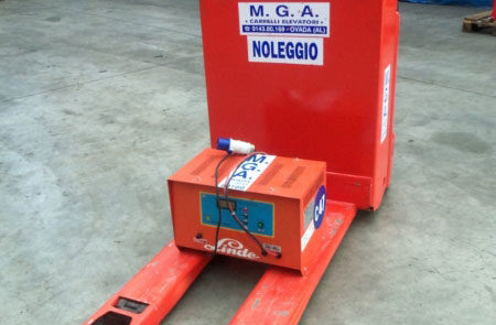 transpallet con pesa usato