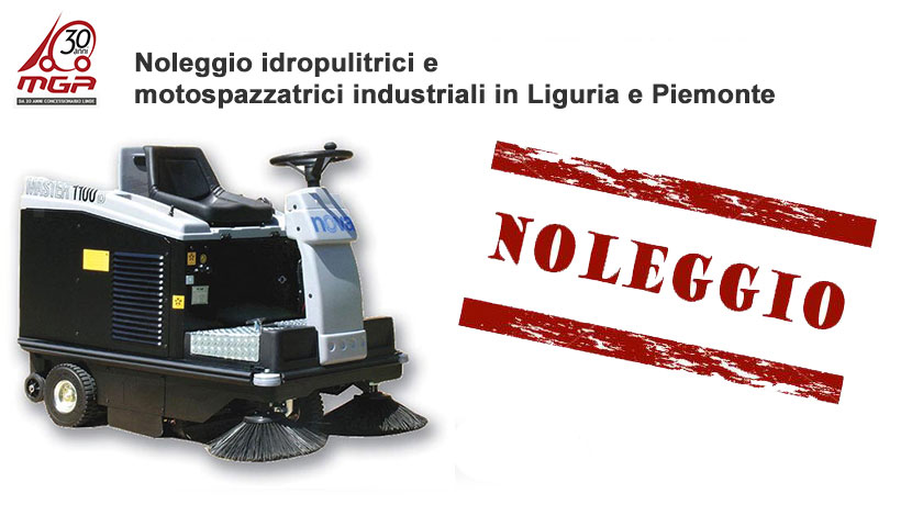 noleggio idropulitrici motospazzatrici lavapavimenti