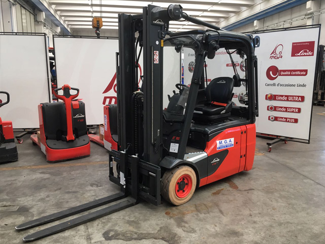 carrello elettrico linde e16 da dimostrazione