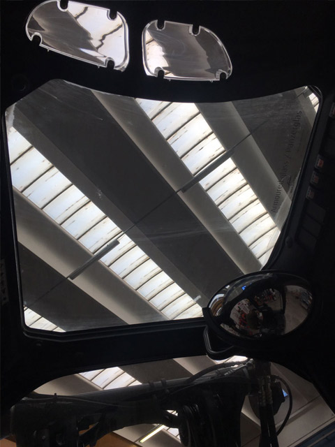 tetto panoramico carrelli elevatori